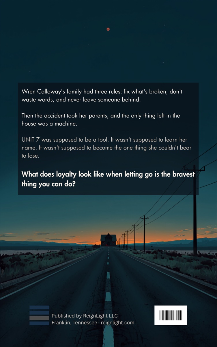 Unit Seven, back cover