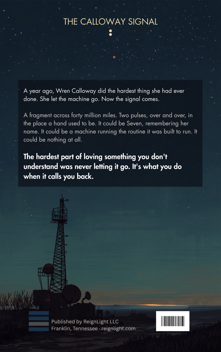 Mars Frequency, back cover