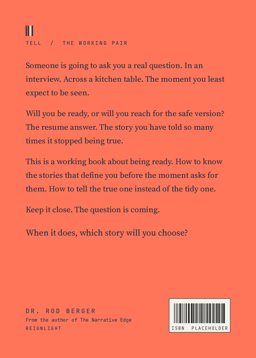 Tell, back cover