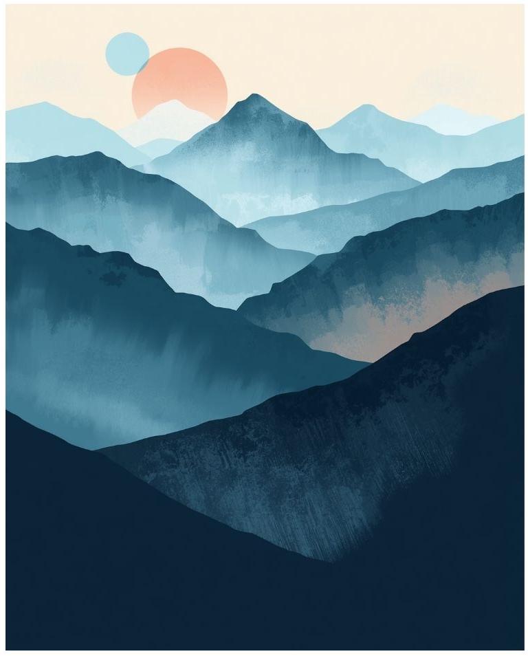 A wide landscape at dawn