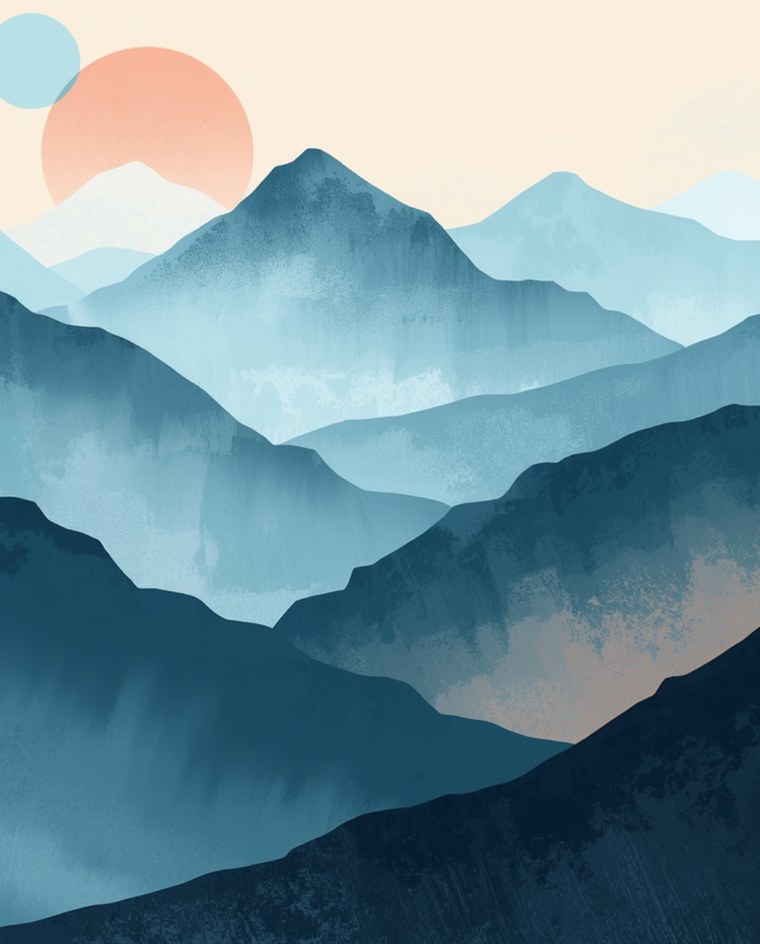 A wide horizon at first light